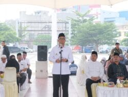 Plh Wali Kota Tanjungbalai Bersama Forkopimda Sambut Kepulangan Jemaah Haji
