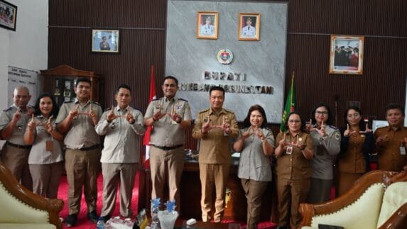 Kepala BPN Kunjungan Silahturahmi Kepada Bupati Humbahas