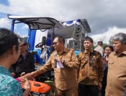 Gebrakan Nyata Pemkab Taput: Kunker di Pangaribuan, Bupati JTP Hutabarat Salurkan Bantuan Masif dan Pastikan Perbaikan Infrastruktur 