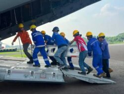 Akibat Cuaca Buruk. PLN Datangkan 4 Tower Emergency ke Sumut 