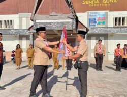 ‎Bupati Tapanuli Utara Lepas Kontingen Pramuka Menuju Jambore Daerah Sumatera Utara 2026