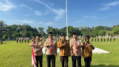 Wakil Wali Kota Fadly Abdina Lepas Kontingen Kwarcab Kota Tanjungbalai Ikuti Jambore Daerah Sumut XI