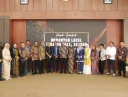 Wali Kota Mahyaruddin Bersama Wakil Wali Kota Fadly Abdina Hadiri Pisah Sambut Danlanal TBA