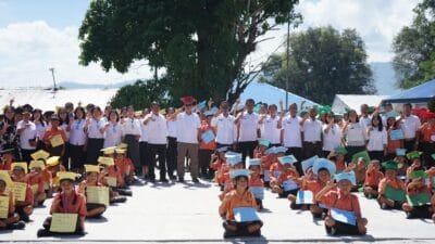 ‎Wujudkan Generasi Unggul, Bupati Taput Dorong Penguatan Karakter ‘SAITAPAIAS’ dan Literasi ‘TAPAMAJUMA’ di SMPN 1 Tarutung‎