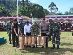 Bupati Humbahas Resmi Buka TMMD ke-129 Tahun 2026, Percepat Pembangunan Jalan Sijarango–Pusuk II