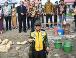 Bupati Humbahas Letakkan Batu Permata Pembangunan CATH LAB RSUD Dolok Sanggul
