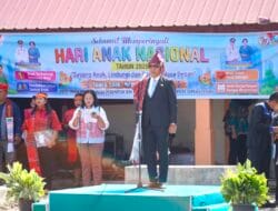 ‎Pimpin Peringatan HAN ke-42, Bupati Taput Ajak Kolaborasi Lindungi Anak Demi Indonesia Emas 2045‎