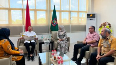 Wali Kota Mahyaruddin Terima Audiensi UPT Samsat Tanjungbalai
