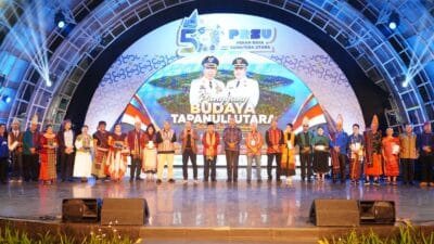 Panggung Budaya Beta Tu Pulo Sibandang Meriahkan PRSU ke 50 Pengkab Taput Promosikan Wisata