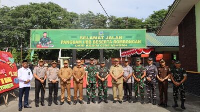 Wakil Wali Kota Fadly Abdina Hadiri Kunker Pangdam I/BB ke Kodim 0208/Asahan
