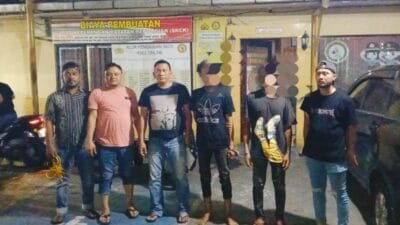 Diduga Terlibat Jaringan Curanmor. Dua Pria Diamankan Timsus Libas Polres Binjai
