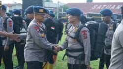 Polda Sumut Kerahkan 176 Personel Bantu Warga Terdampak Erupsi Gunung Sinabung