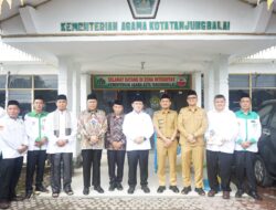 Wamenag RI Sambangi Kantor Kemenag Tanjungbalai Bersama Wali Kota Mahyaruddin