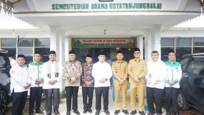 Wamenag RI Sambangi Kantor Kemenag Tanjungbalai Bersama Wali Kota Mahyaruddin