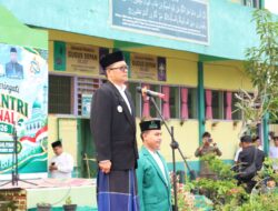 Wakil Wali Kota Fadly Abdina Inspektur Upacara Peringatan Hari Santri Nasional 2026 di Pesantren Alwashliyah Gading